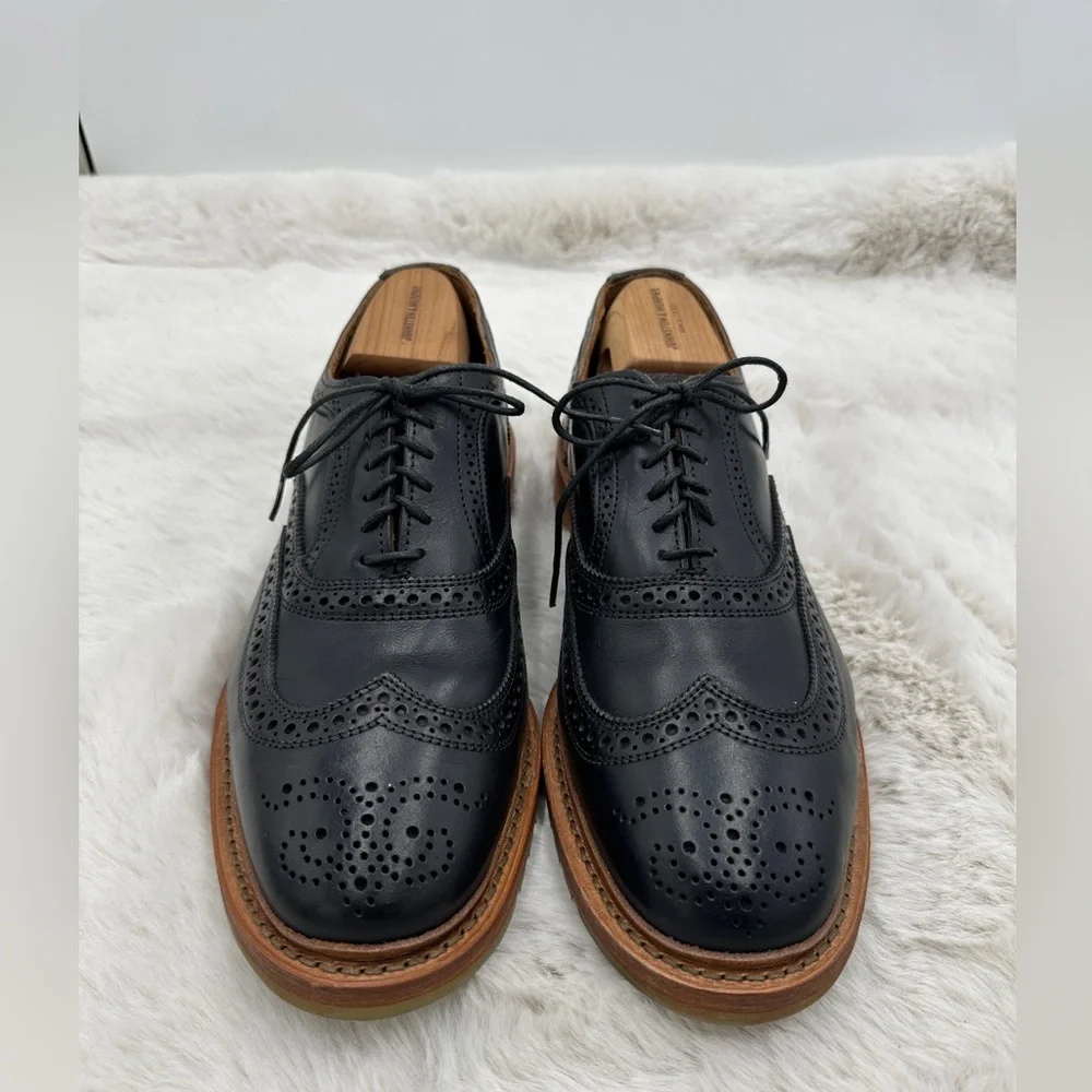 Allen Edmonds‎ McTavish Oxford Wingtip black Leather Brogues Dress Shoe size 11